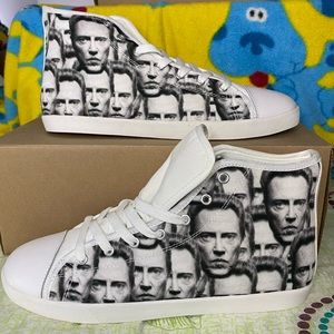 BRAND NEW Christopher Walken high top shoes